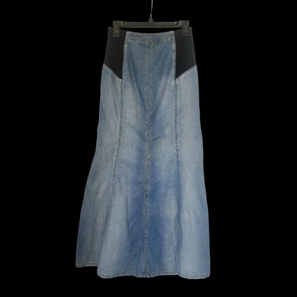 BCBGMaxAzria Denim Maxi Skirt - Picture 4 of 7